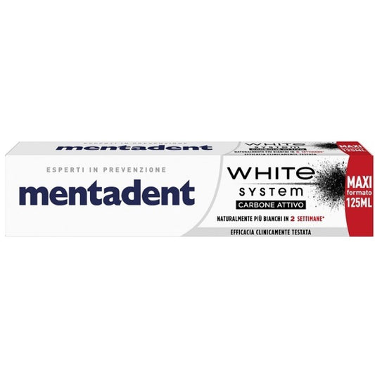 Mentadent White System Carbone Attivo 75ml 10pz