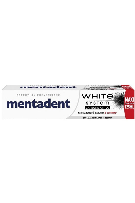Mentadent White System Carbone Attivo 75ml 10pz