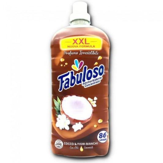 Fabuloso Ammorbidente Concentrato Cocco 1,9L Profumo Esotico Bucato 6 Pezzi 6pz