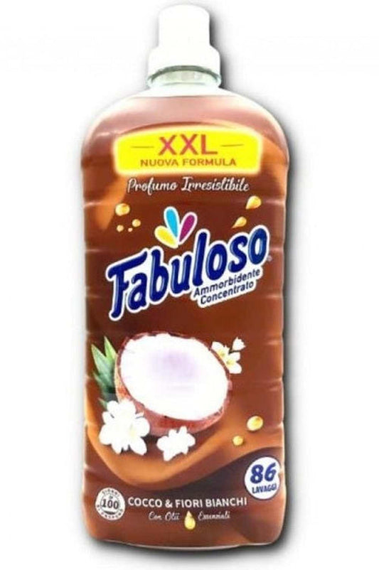 Fabuloso Ammorbidente Concentrato Cocco 1,9L Profumo Esotico Bucato 6 Pezzi 6pz