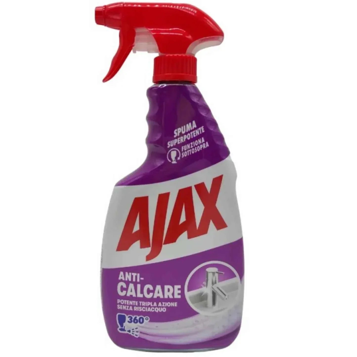 Ajax Spray Sgrassatore Anticalcare 600ml 6pz