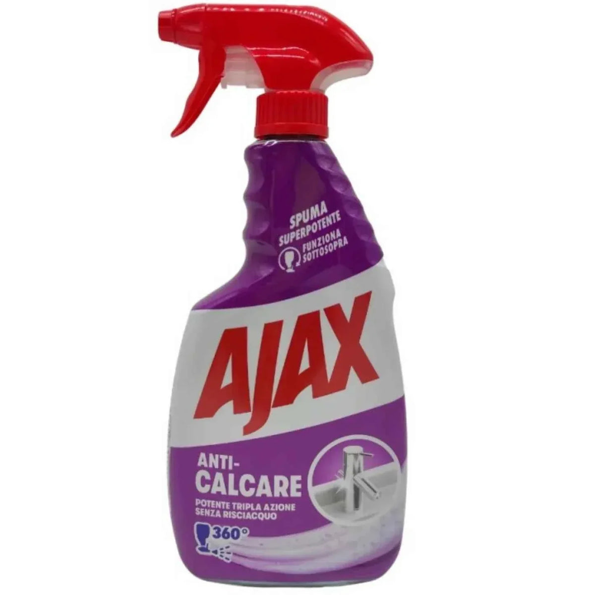 Ajax Spray Sgrassatore Anticalcare 600ml 6pz