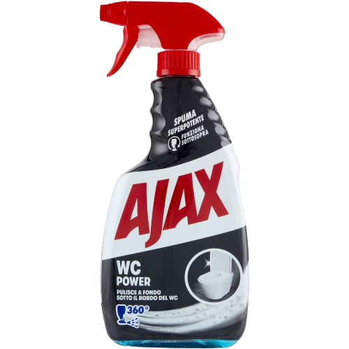 Ajax Spray Sgrassatore WC Power 600ml 6pz