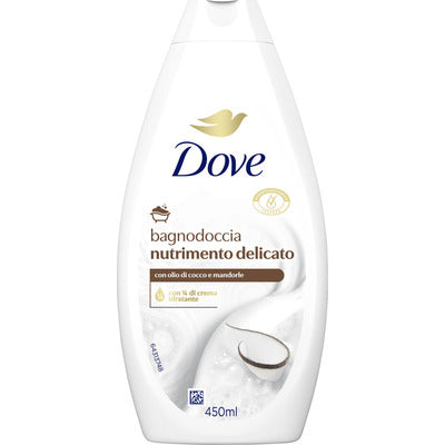 DOVE BAGNO NUTRIMENTO DELICATO ML.450 12 PZ