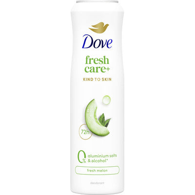 DOVE DEO SPRAY 0% FRESH MELON ML.150 6 PZ