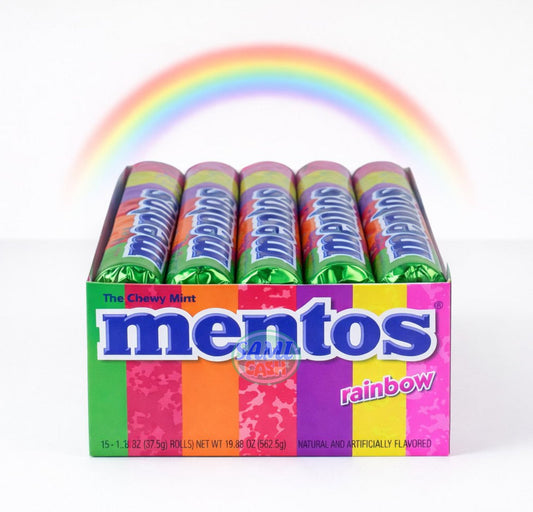 Caramelle Mentos Rainbow Stick 20 Pezzi