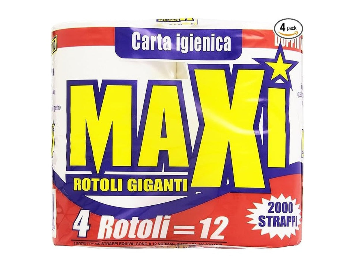 Carta Igienica Maxi 4 Rotoli 2 Veli – Extra Resistente e Morbida