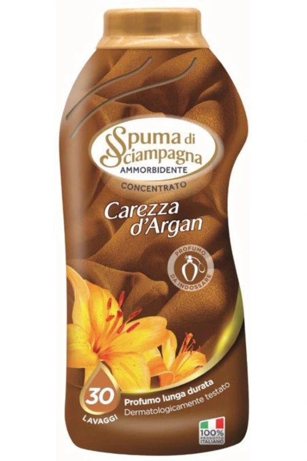 Spuma di Sciampagna Ammorbidente Concentrato 30 Lavaggi – Profumo Argan per un Bucato Morbido e Avvolgente