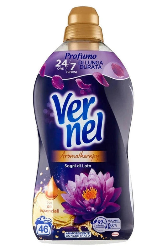 Vernel Ammorbidente Concentrato 1,15L – Fiori di Loto, Profumo Delicato e Freschezza Duratura