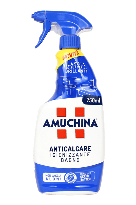 Amuchina Anticalcare Spray Bagno 750ml – Igiene Profonda e Brillantezza Senza Aloni