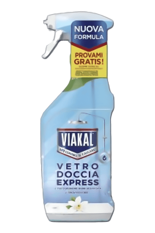 Viakal Doccia Anticalcare Spray 470ml – Rimuove il Calcare e Protegge le Superfici della Doccia