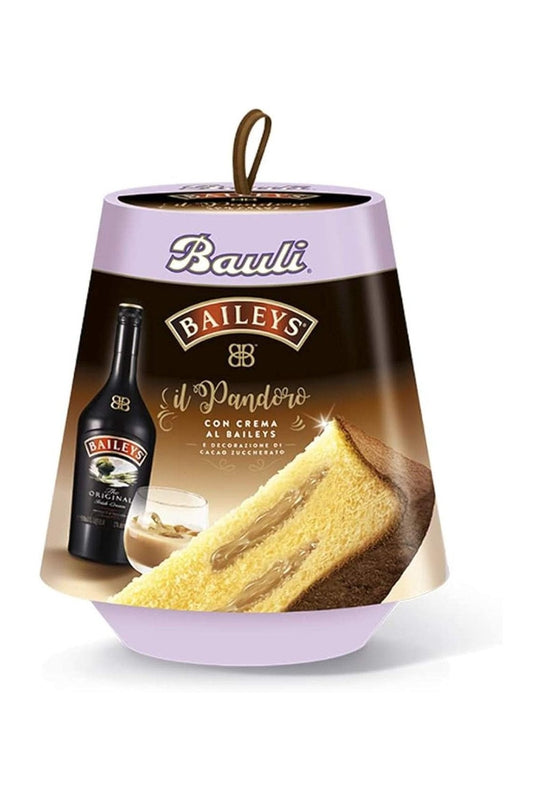 Bauli Pandoro Baileys 750 g – Dolce Tradizionale Soffice con Crema al Baileys, Ideale per le Feste