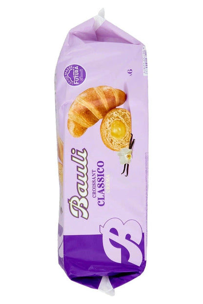 Croissant Bauli con Crema Pasticcera 6pz – Soffice Sfoglia Lievitata Naturalmente, Ripiena di Dolcezza