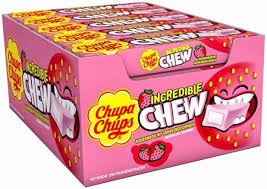 Chupa Chups Incredible Chew Fragola 20 Pezzi