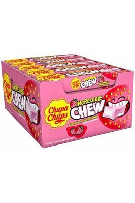 Chupa Chups Incredible Chew Fragola 20 Pezzi