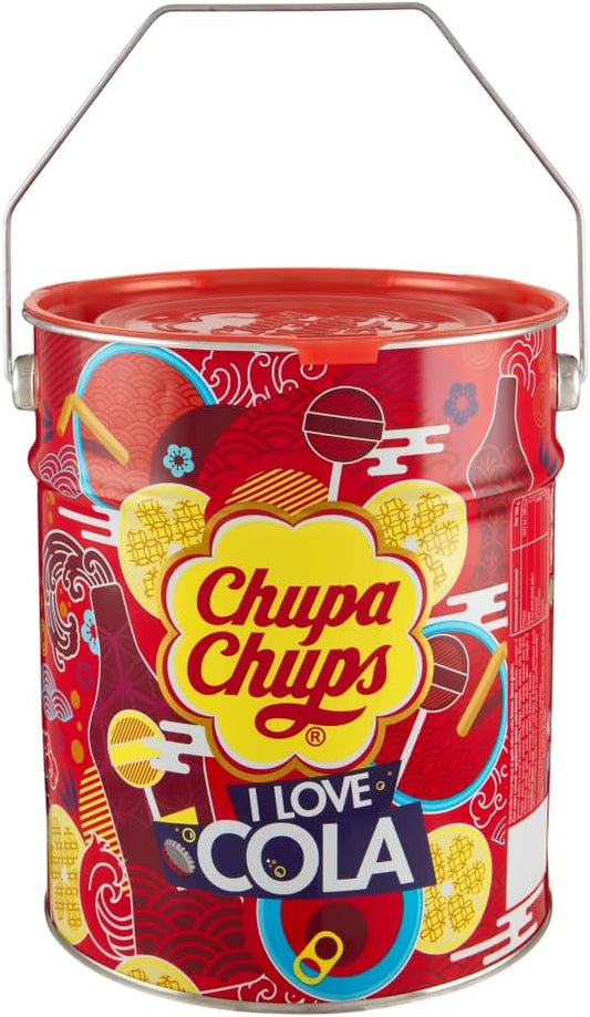 Chupa Chups latta Cola Tin 150 Pezzi