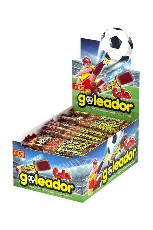 Goleador Cola – Caramelle Gommose Doppia Lastrina, Senza Glutine, Formato 50/100/200 Pezzi Monoporzione, Incartate Singolarmente