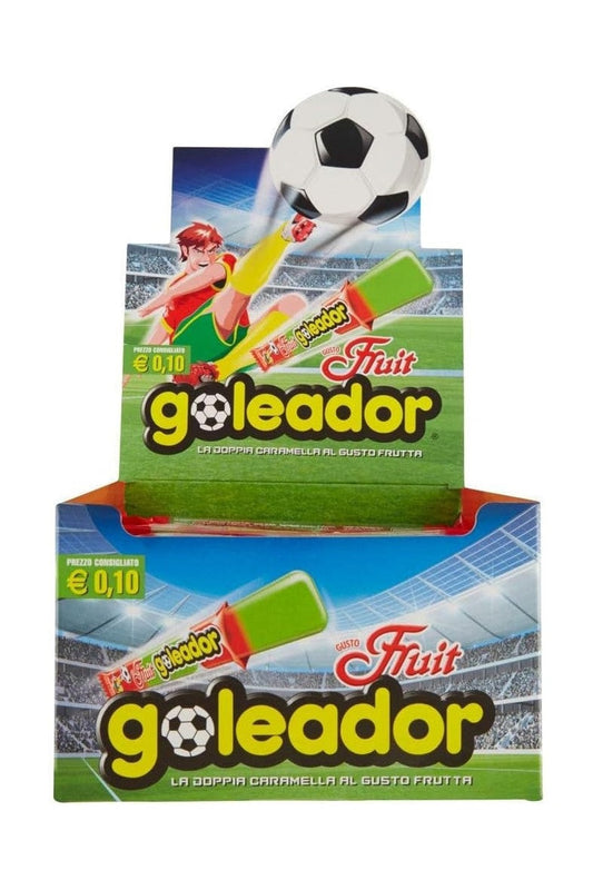 Goleador Doppia – Caramelle Gommose alla Frutta, Senza Glutine, Confezione da 200 Pezzi Monoporzione (1,6 kg)