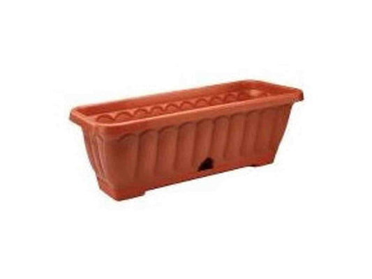 Balconetta 50 cm con Riserva – Vaso da Giardino Resistente con Sistema di Irrigazione per Piante e Fiori