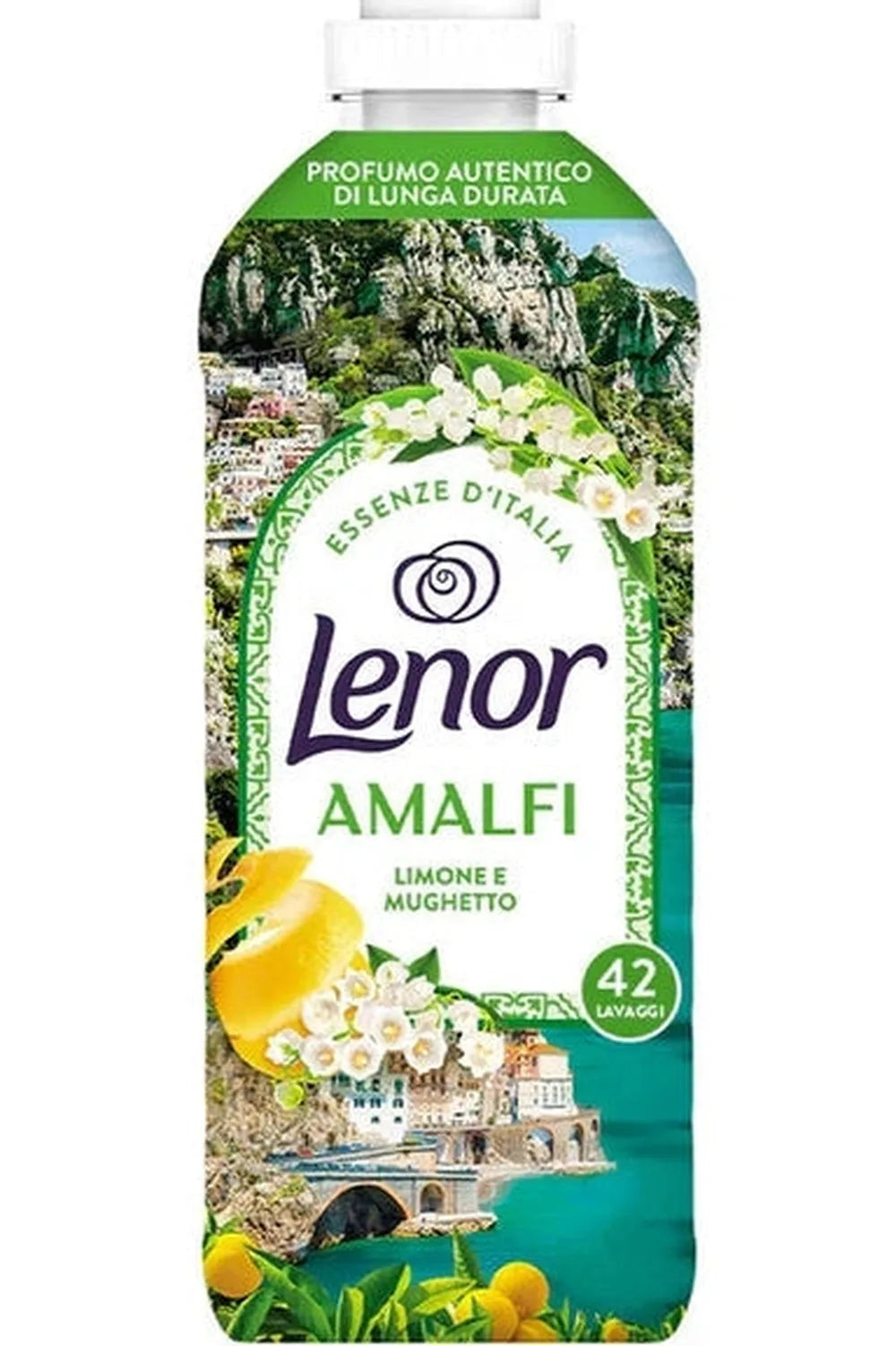 Lenor Ammorbidente 42 Lavaggi Essenze Capri Fresco Mediterraneo 6pz