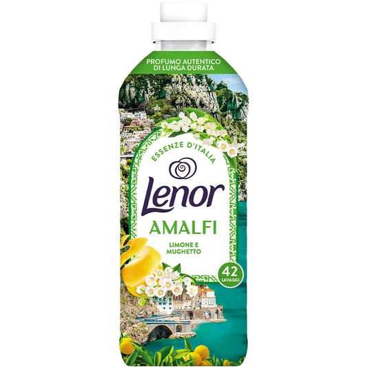 Lenor Ammorbidente 42 Lavaggi Essenze Capri Fresco Mediterraneo 6pz