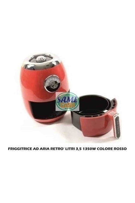 Friggitrice Ad Aria Retro’ Lt.3,5 1350W Rosso