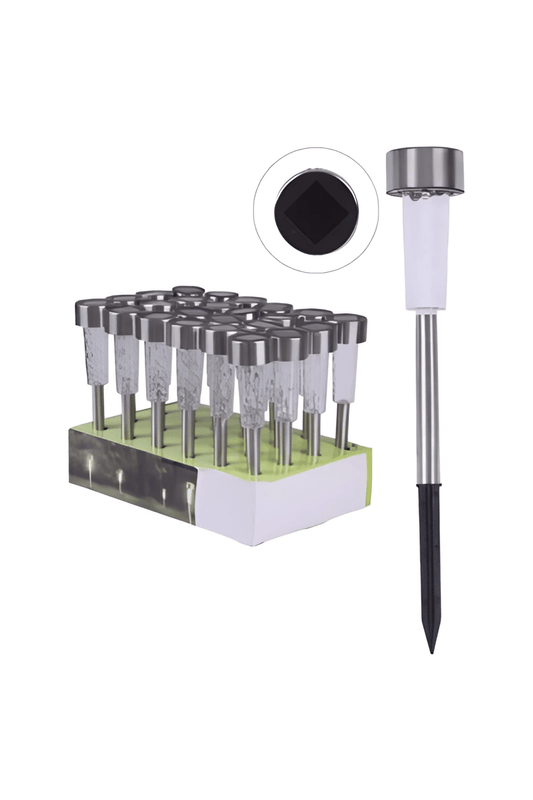 LAMPADA SOLARE SEGNAPASSI 5,5X36,5CM LED BIANCO 1,2V