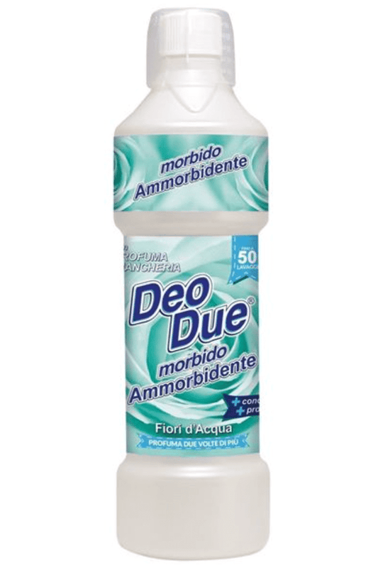 Deo Due Morbido Ammorbidente Fiori d’Acqua 1L – Profumo Fresco e Morbidezza Intensa per il Bucato