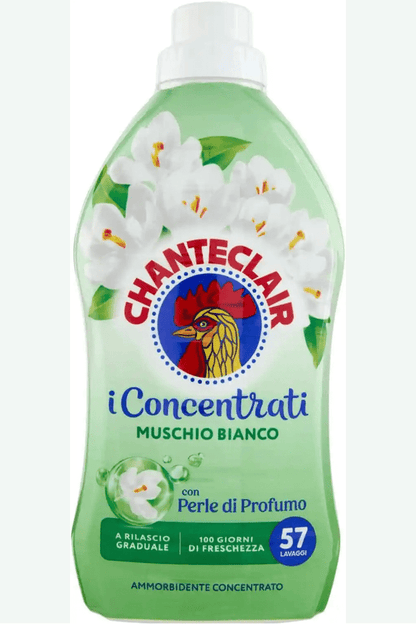 Chanteclair Ammorbidente Concentrato Muschio Bianco 1,4L – 57 Lavaggi di Freschezza Intensa e Morbidezza
