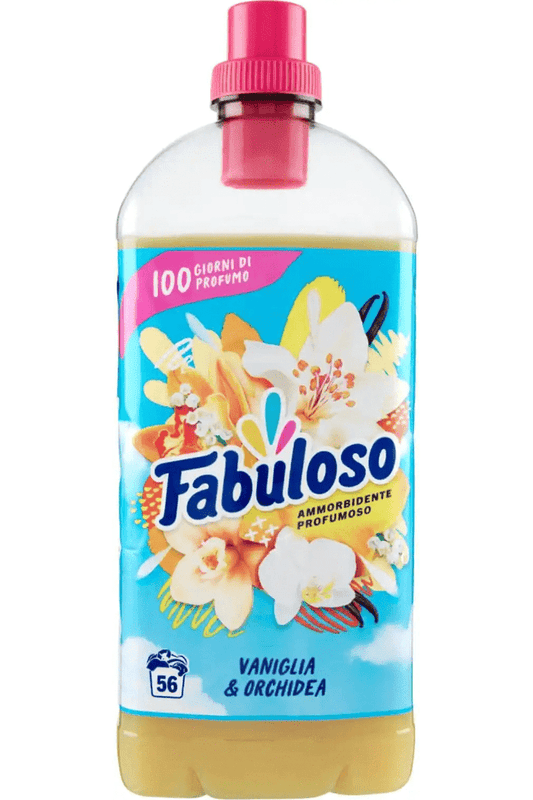 Fabuloso Ammorbidente Concentrato Vaniglia e Orchidea 1,25L – Morbidezza e Profumo Avvolgente per il Bucato
