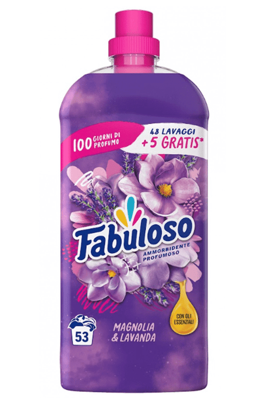 Fabuloso Ammorbidente Concentrato Magnolia e Lavanda 1170ml – 53 Lavaggi di Morbidezza e Profumo Rilassante