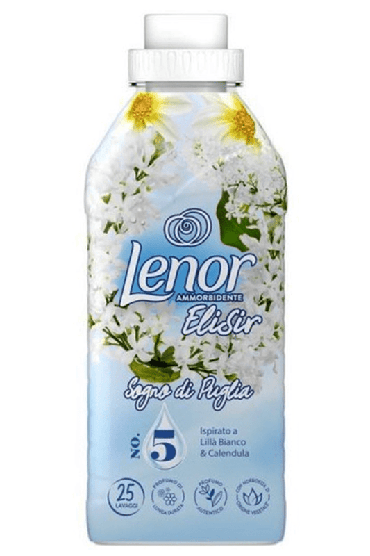 Lenor Ammorbidente Elisir Puglia – 25 Lavaggi di Morbidezza e Profumo Mediterraneo Intenso