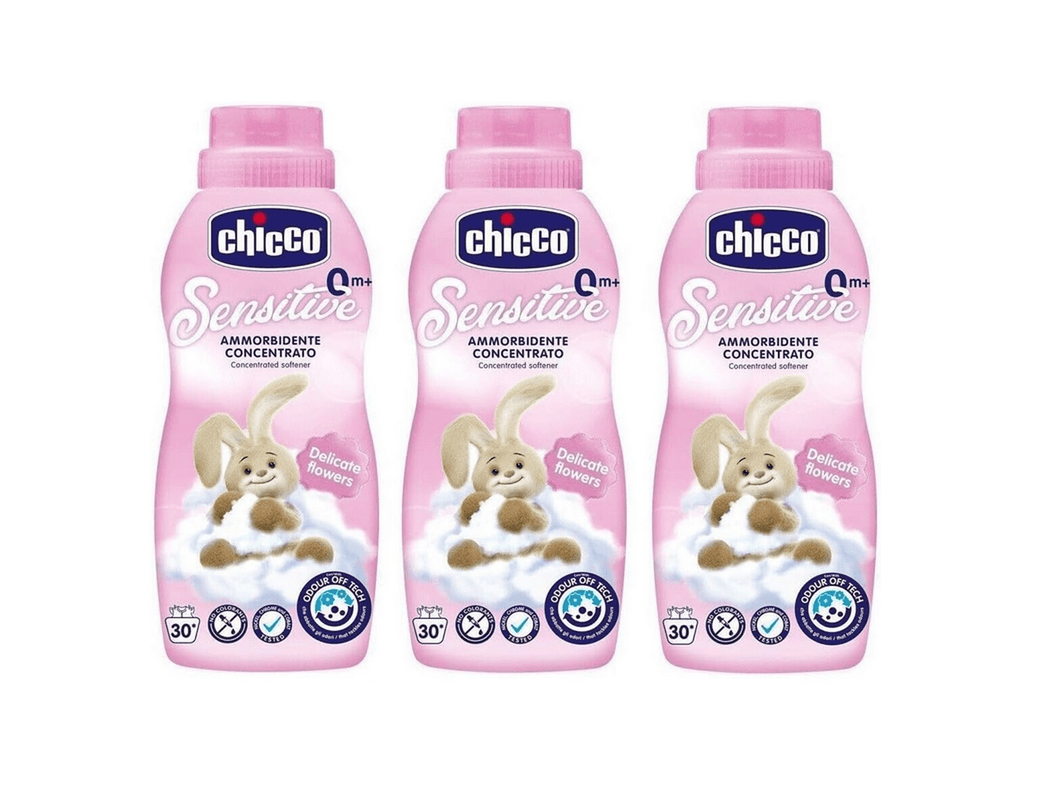 Ammorbidente Chicco 750ml Fiori Delicati – Morbidezza e Profumo per Pelli Sensibili