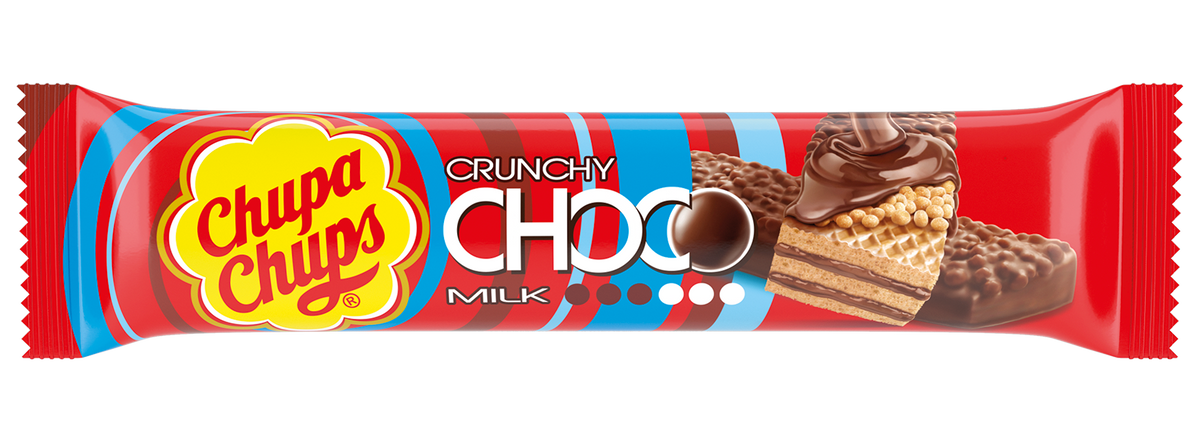 Snack Chupa Chups Choco Crunchy Milk 24 pezzi
