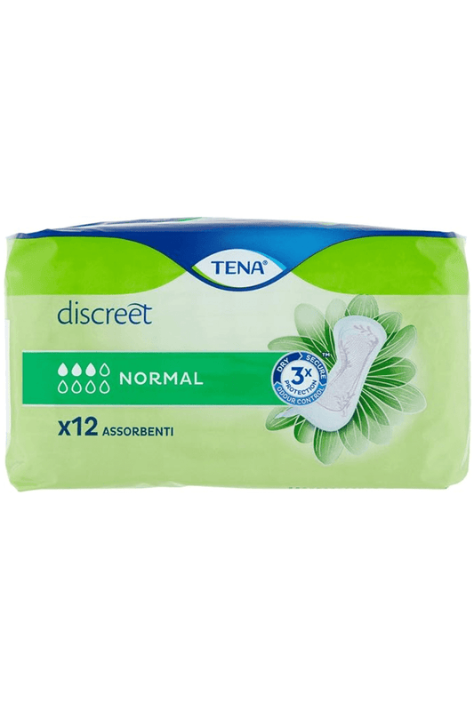 TENA Discreet Normal 12pz – Protezione Discreta e Sicura per Perdite Urinarie
