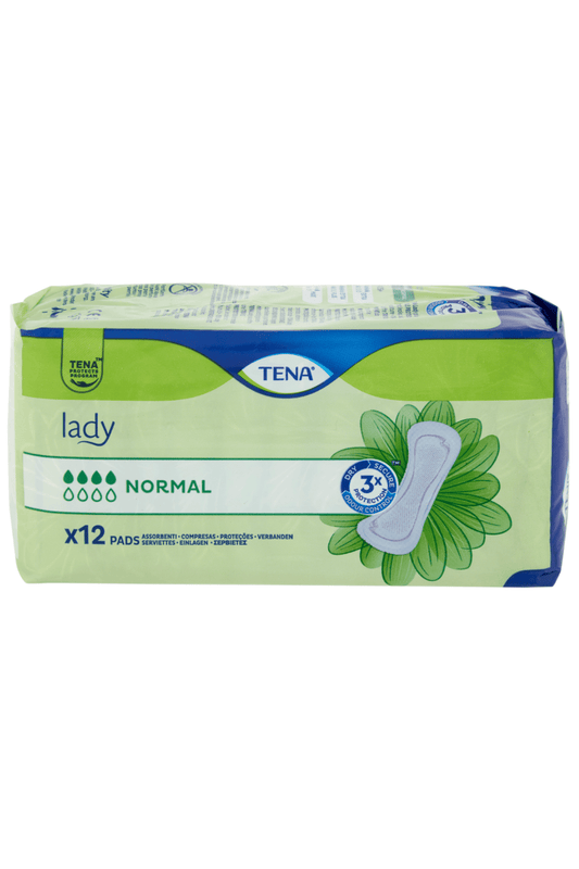TENA Lady Normal 12pz – Protezione Efficace per Perdite Urinarie Leggere con Cura della Pelle Sensibile