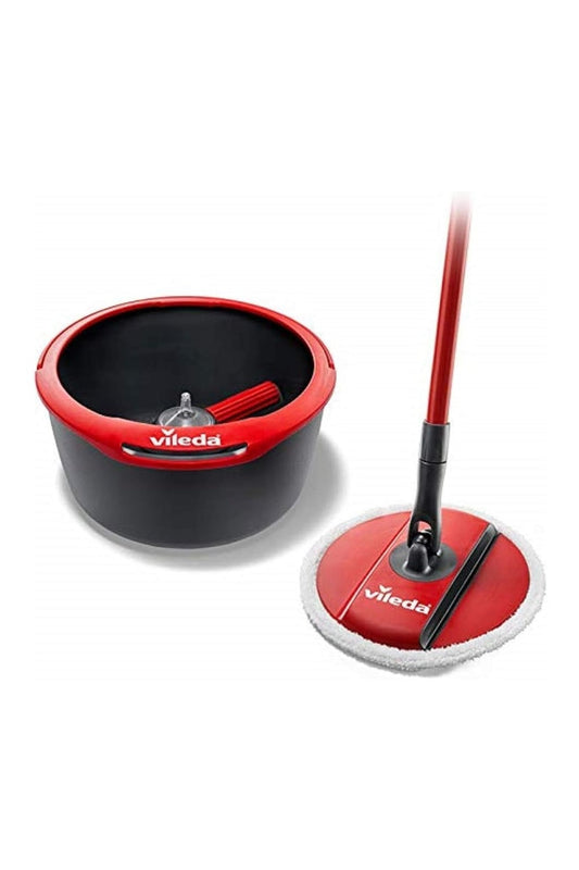 Vileda Spin & Clean – Sistema Lavapavimenti Autopulente con Rullo, Pulizia Profonda e Igienica