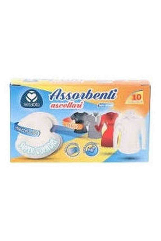 Assorbenti Ascellari Salva Abiti – 10 Pezzi | Discreti e Ultra Assorbenti, Contro Sudore e Aloni su Camicie e Magliette