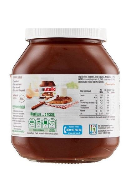 Nutella Ferrero 750g – Crema Spalmabile Maxi Formato per la Colazione di Tutta la Famiglia