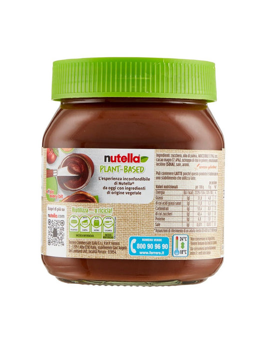 Nutella Vegana  Plant-Based 350g – La Nuova Crema Spalmabile Vegana al Gusto Inconfondibile Ferrero