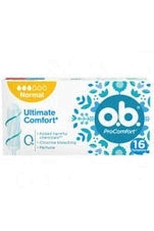 o.b. Comfort Normal Assorbenti Interni – 16 Pezzi | Protezione Affidabile e Comfort Discreto per Flusso Normale