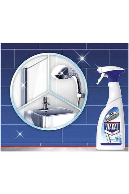Viakal Anticalcare Spray Classico 700ml – Rimuove il Calcare e Ridona Brillantezza a Tutte le Superfici